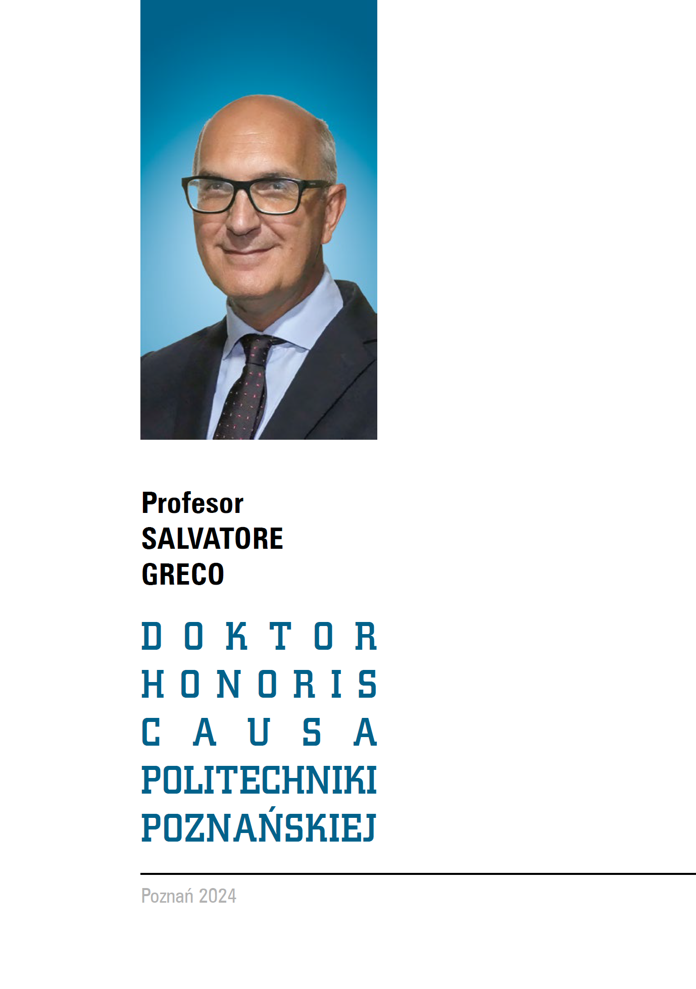 DOKTORA HONORIS CAUSA prof. Salvatore Greco