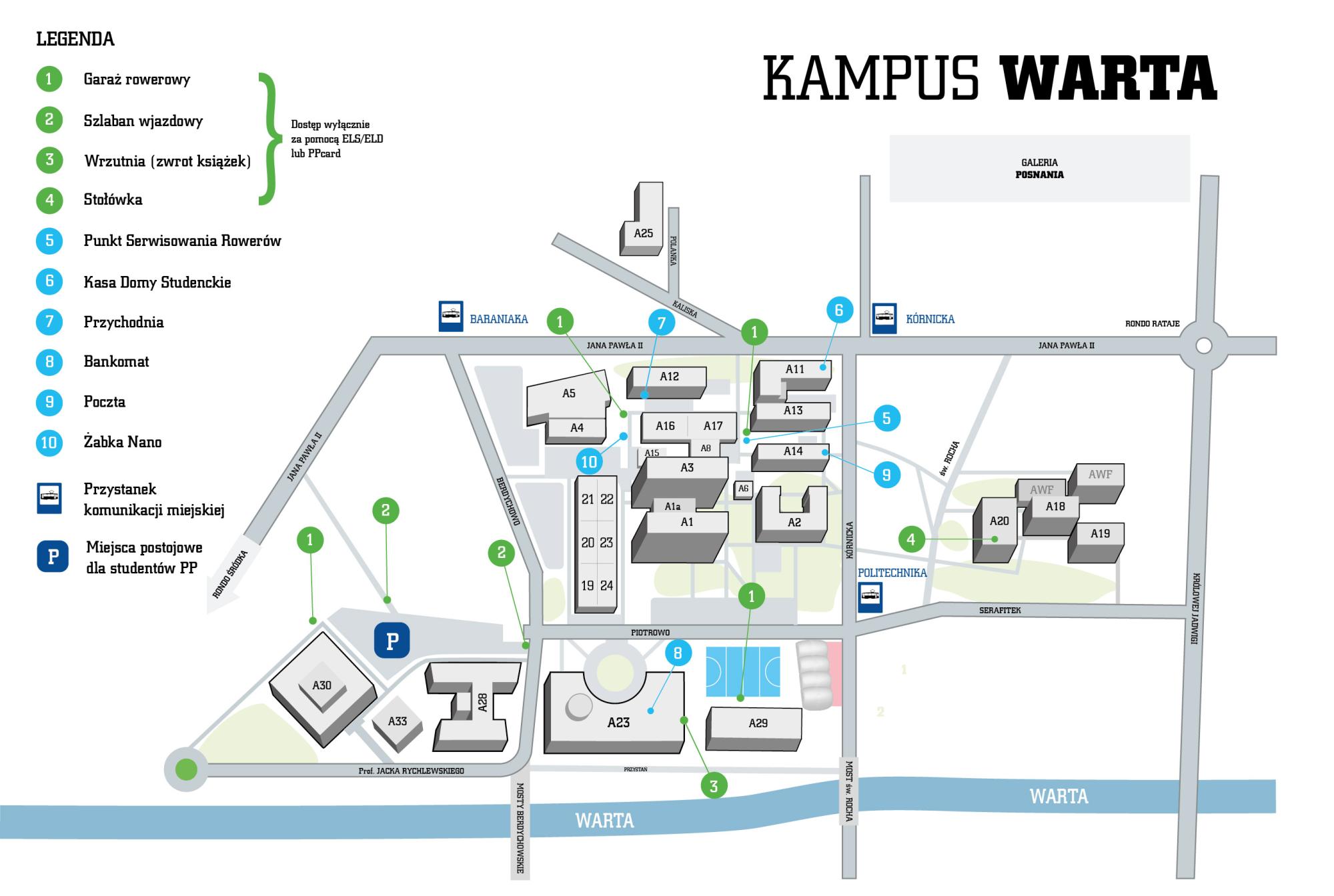 Mapa kampusu