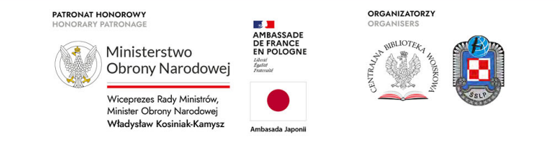 Plansza z logotypami patronów i organizatorów wystawy