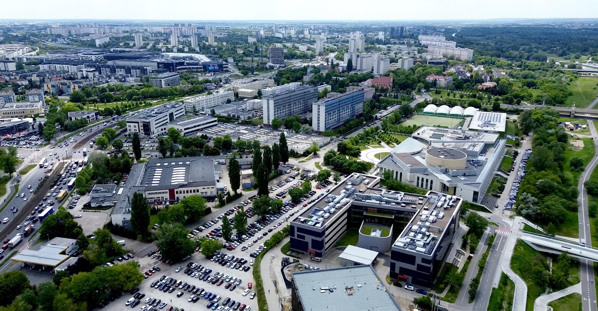 Campus view from above