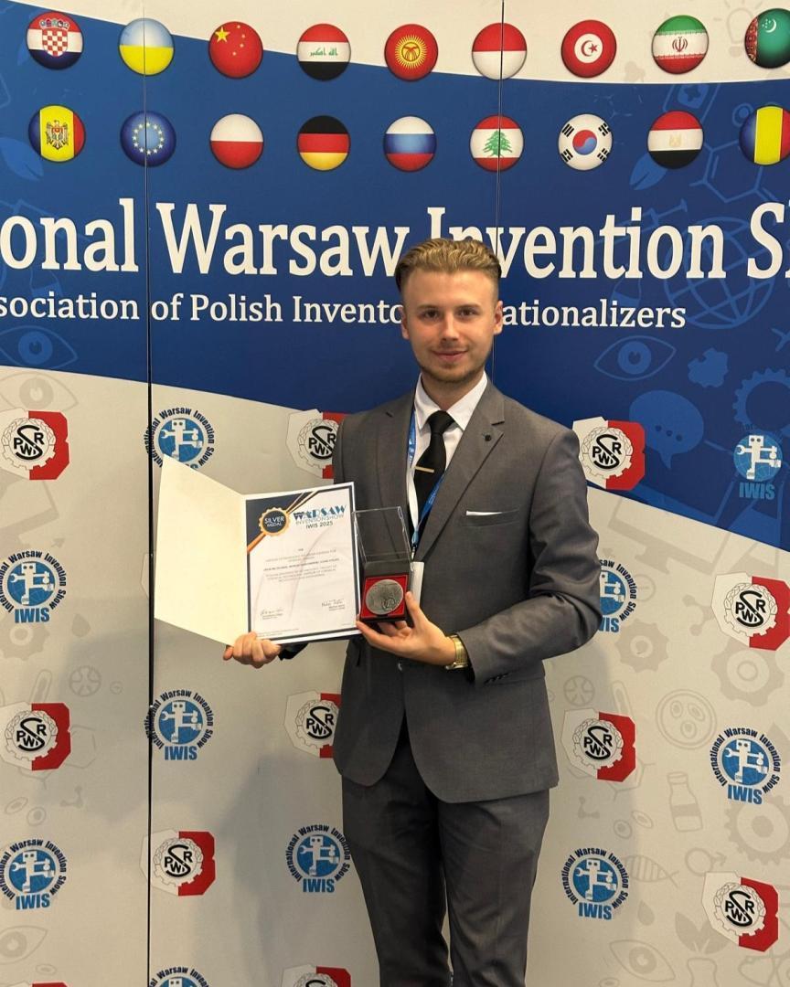 Jakub Reczkowski dyplom medal