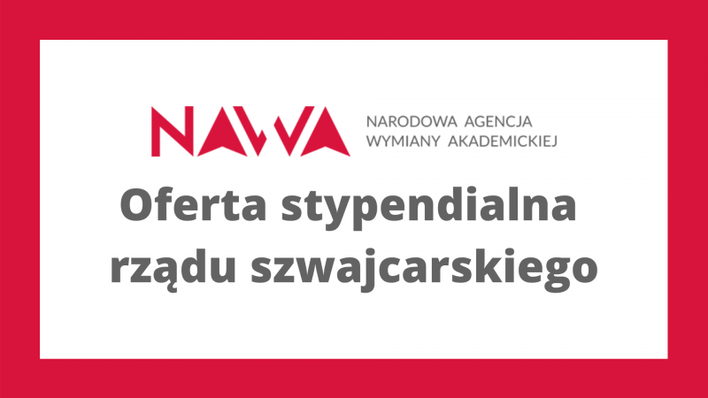 Oferta stypendialna rządu szwajcarskiego