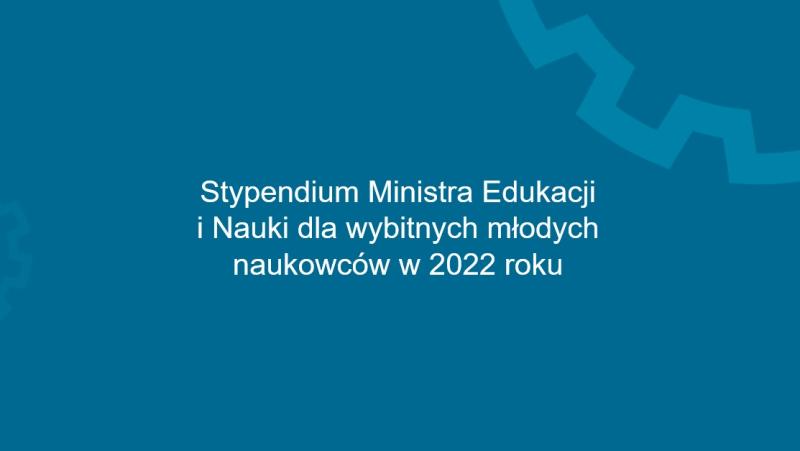 stypendium Ministra