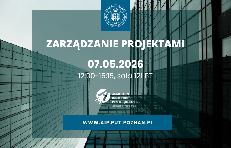 Plakat: szkolenie zarządzanie projektami