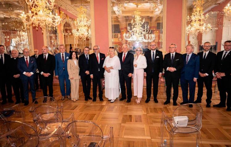 Prof. dr hab. inż. Teofil Jesionowski, Rektor Politechniki Poznańskiej, podczas informacji o powołaniu do Rady Naukowej MIChA PAN.