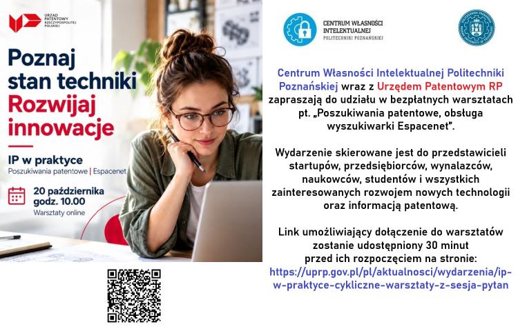 grafika zapowiadająca wydarzenie z kodem qr