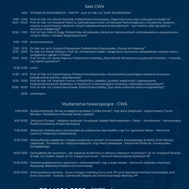 Program dzień nauki